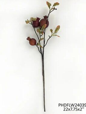 Burnished Pomegranate Branch Garnet NEW